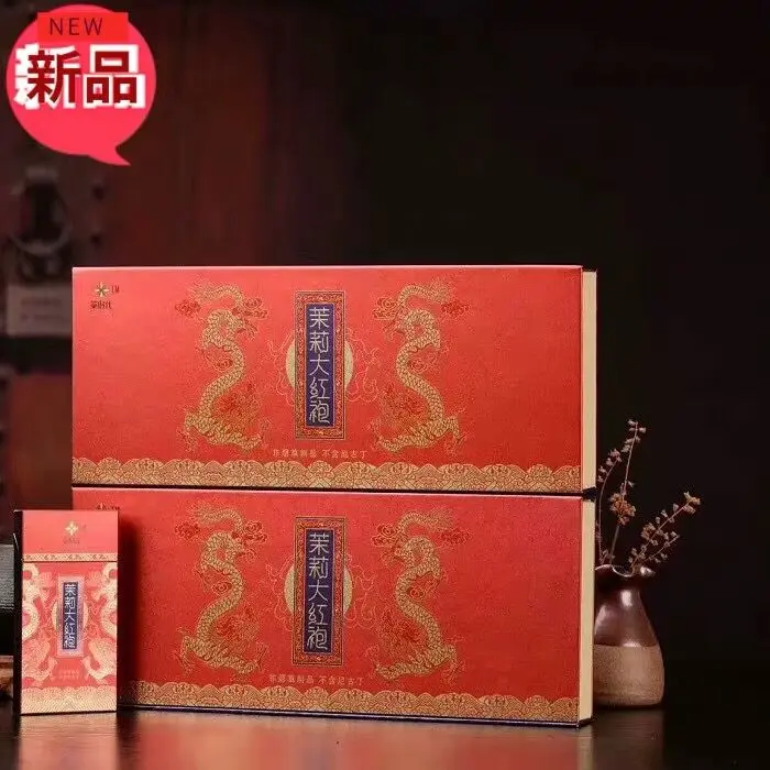 Чай дым аутентичный цветок жасмина с WuYi Рок чай Dahongpao сигарета табак вкус Мужской