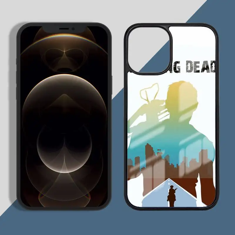 

horrifyingTV The Walking Dead Phone Case for iPhone 11 12 pro XS MAX 8 7 6 6S Plus X 5S SE 2020 XR Hard PC