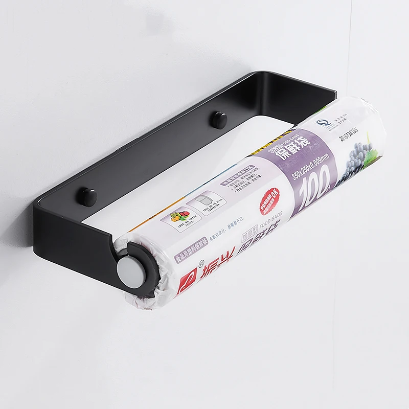 Настенная пластиковая вешалка для кухни держатель рулона туалетной бумаги Полка