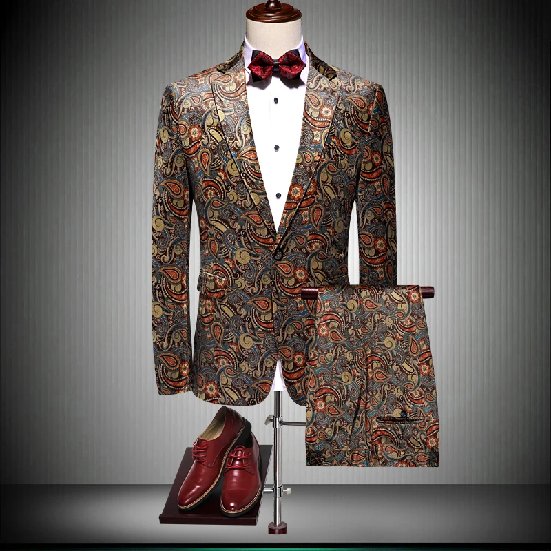 

Classic Dress Suit Men 2 Piece Set Slim Design Business Banquet Mens Blazer Jacket and Pants High Quality Men Wedding Suits