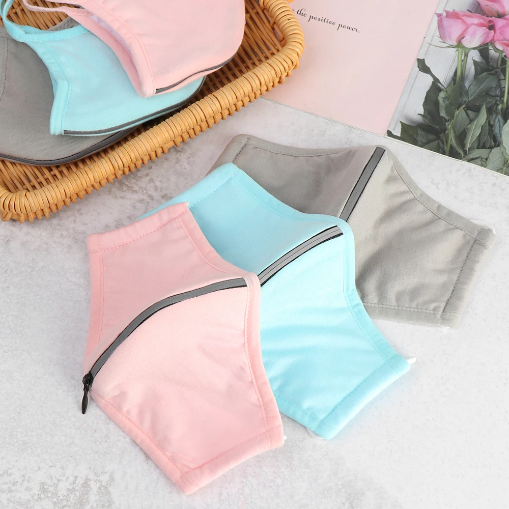 1 шт. хлопковая Пылезащитная маска для рта дышащая моющаяся многоразовая лица