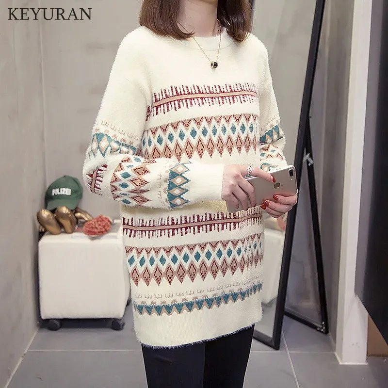2021 осень-зима женские трикотажные пуловеры высокого качества с рисунком