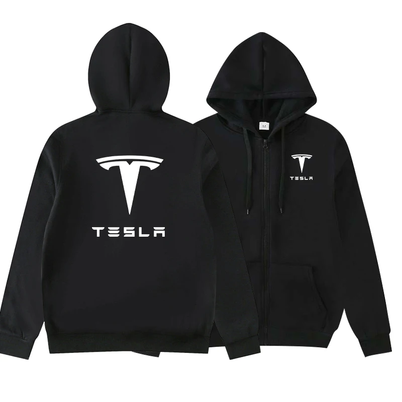 

2021NEW for TESLA Sweatshirt Hoodies Men Fashion Coat Pullover Fleece Pullover Unisex Man Sweatshirts a
