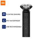 Электробритва Xiaomi Mijia Electric Shaver, Бритва для мужчин, машинка для бритья бороды, сухое и влажное бритье, триммер, аккумуляторная моющаяся 3D головка с двойными лезвиями