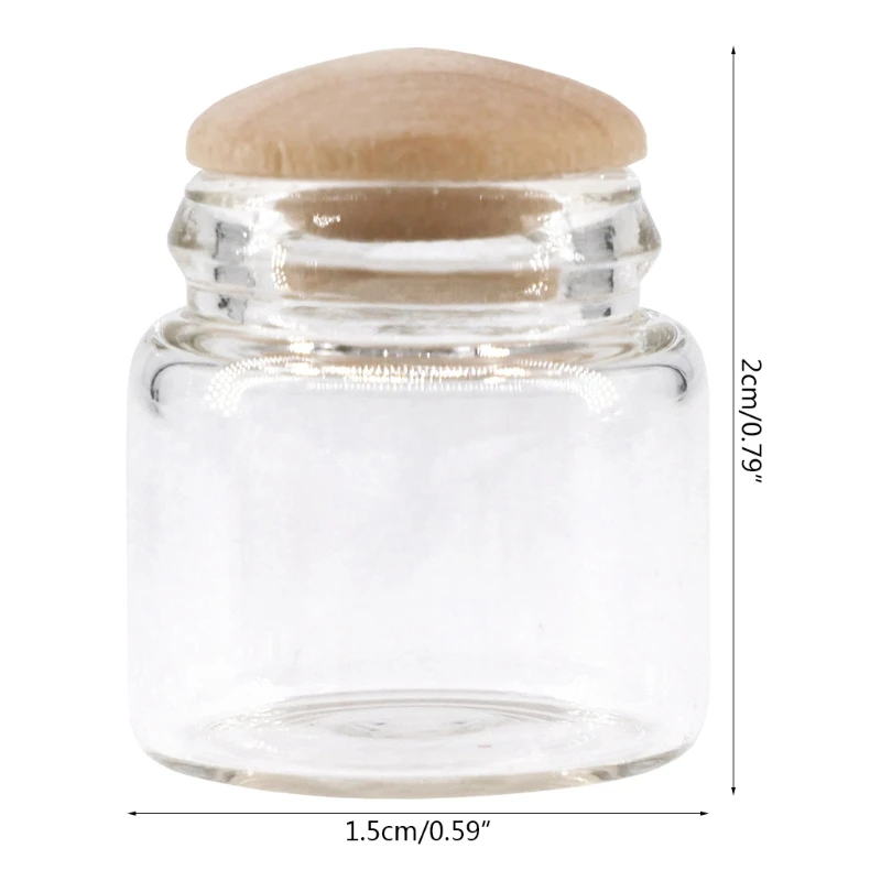 

4pcs 1/12 Mini Dollhouse Miniature Accessories Candy Storage Jar Model Kitchen