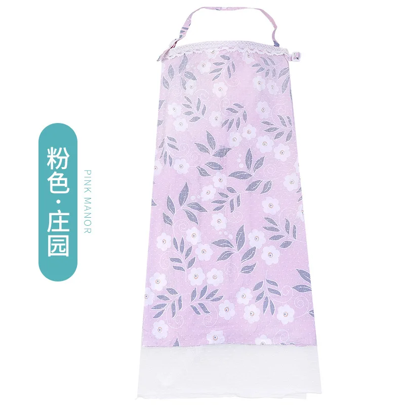 

Breastfeeding Cover Baby Infant Breathable Cotton Muslin Nursing Cloth L large Size Big Nursing Feeding Cover Cape Apron 70*110