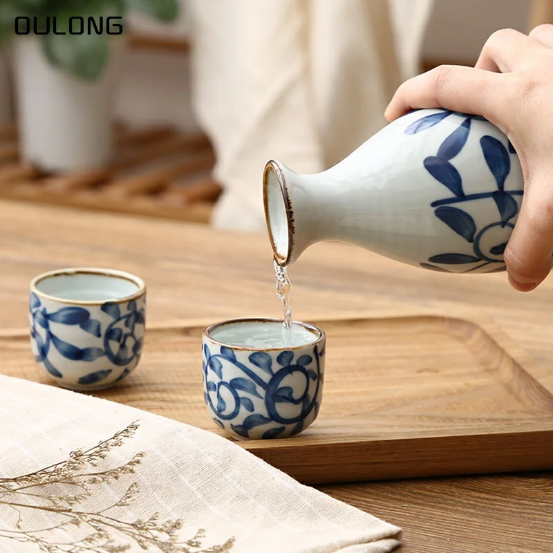 

Vintage Cocktail Shaker Bar Set Ceramics Japanese Eco Friendly Classic Bar Set Dispensador De Cerveza Kitchen Dining Bar BD50BS