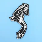 Американская Великолепная нашивка суперзвезда с Майклом Джексоном, Танцующий король, вышитая нашивка с утюгом для куртки, сумки, рюкзака, аппликация сделай сам