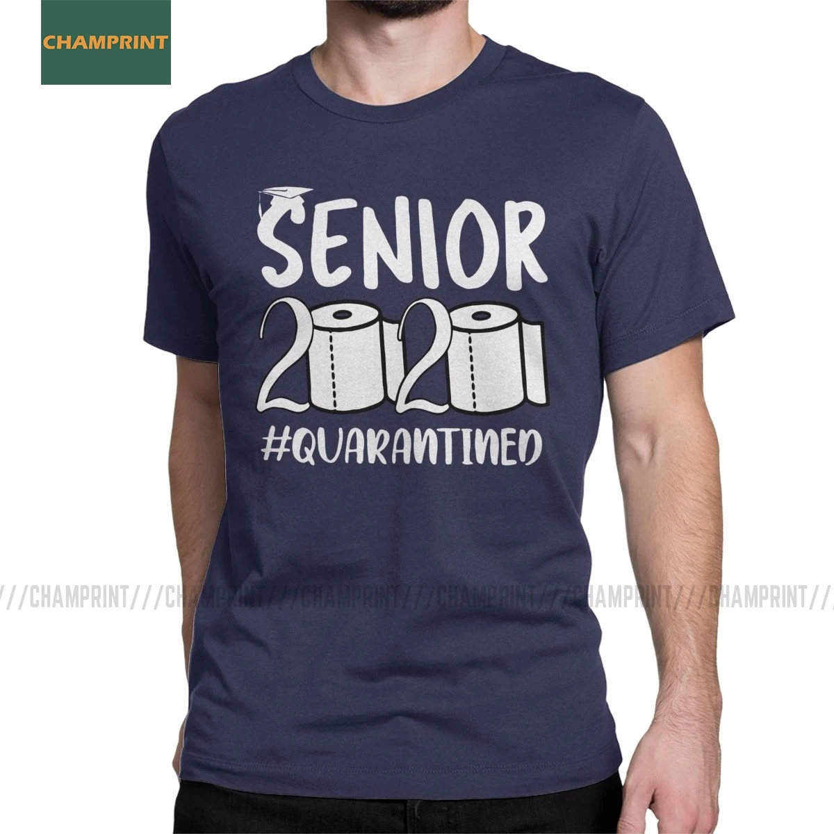 2020 футболка для пожилых людей с карантинным покрытием из туалетной бумаги