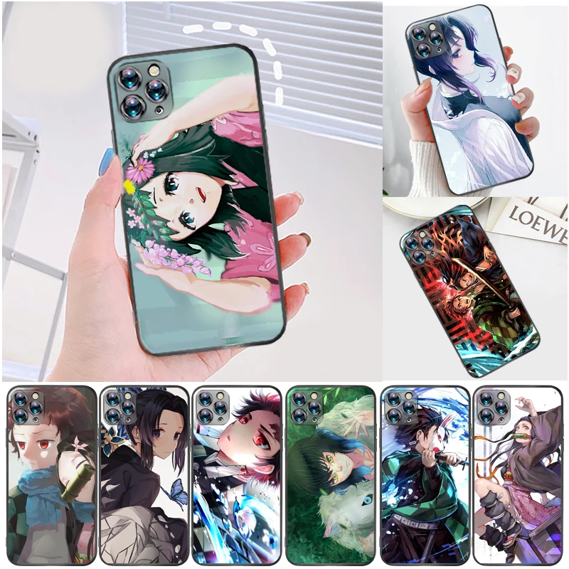 

Demon Slayer Kimetsu No Yaiba Agatsuma Zenitsu Kamado Nezuko Kamado Tanjirou Phone Case For iPhone 6 6S 6Plus 7 8 Plus Soft TPU