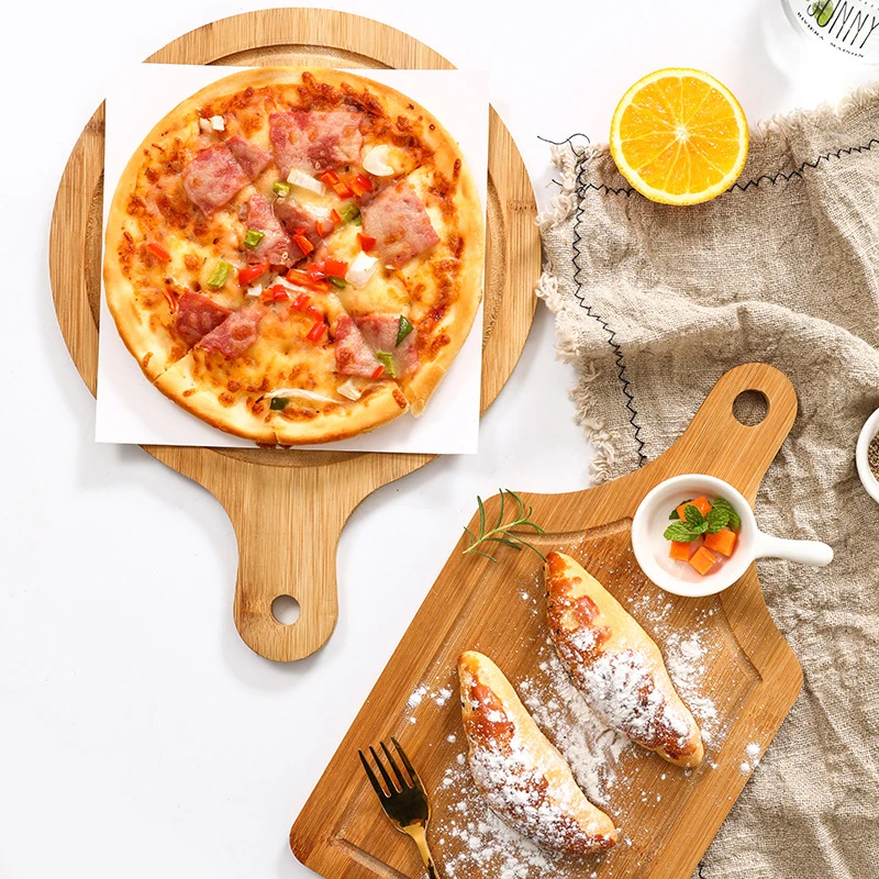 Разделочная доска в японском стиле для пиццы поднос кухни Бамбуковая