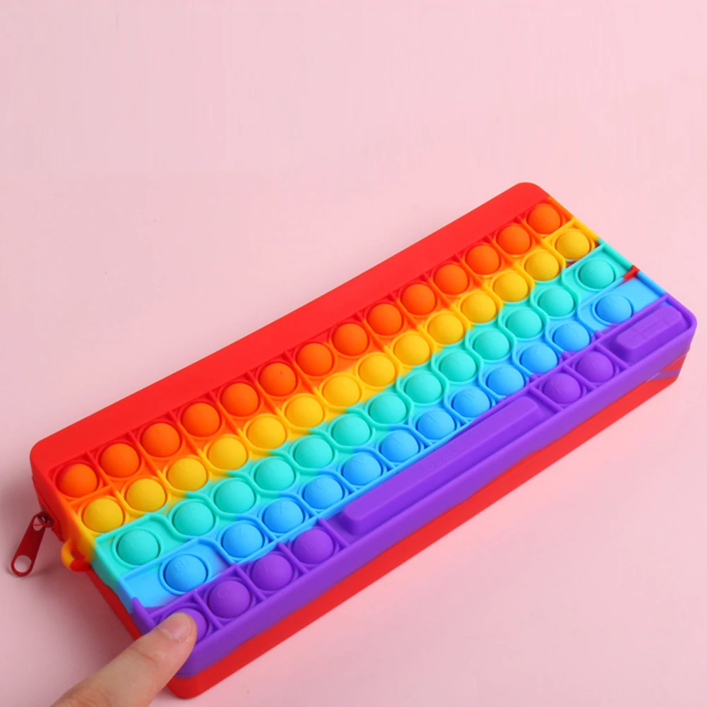 

Силиконовый кошелек, кошелек, Модные Портативные Сумки для снятия стресса, Пузырьковые сумки для хранения, снятие стресса, декомпрессии