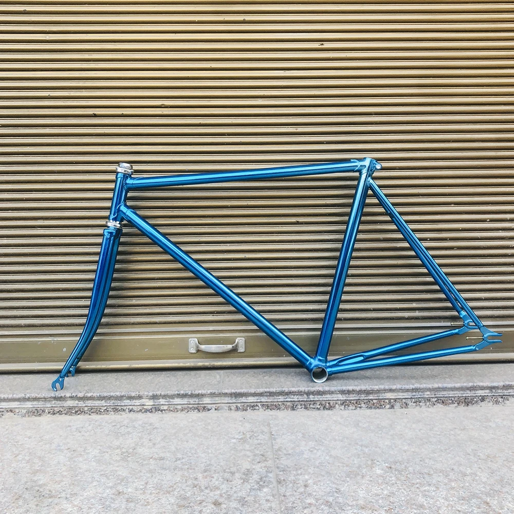 Велосипедная Рама с фиксированной передачей 52 см зеленая винтажная велосипедная