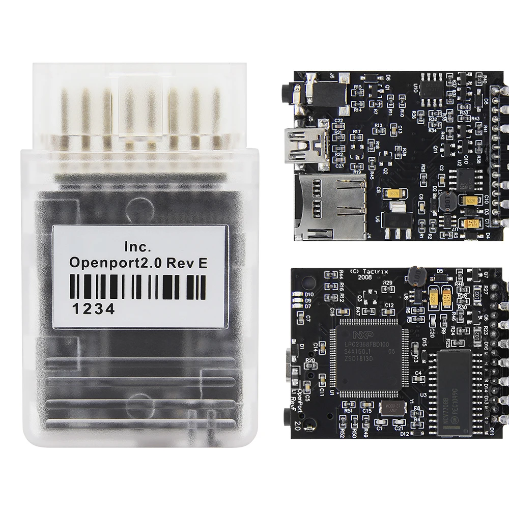 Автомобильный диагностический сканер Tactrix Openport 2 0 ECU FLASH open port с чипом OBD OBD2 для