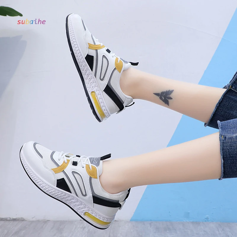 Женские кроссовки для бега Subaihe новинка весны дышащая сетка розовая серия