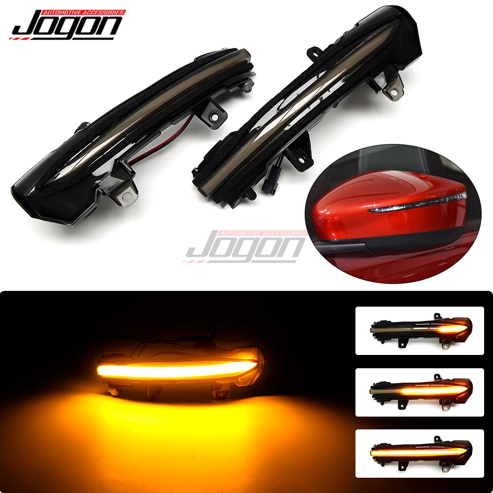 Динамический светодиодный указатель поворота боковое зеркало заднего вида