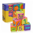 Плюшевые погремушки-клатчи для раннего ребенка, развивающие игрушки для новорожденных, магический куб для детей 0-36 месяцев