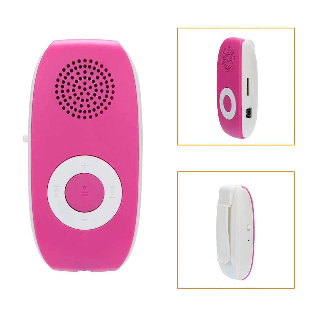 

Clip USB MP3 Player Support SD TF Card 32GB Sport Music Media Built-in Speaker USB Hi fi Music Player With sd card