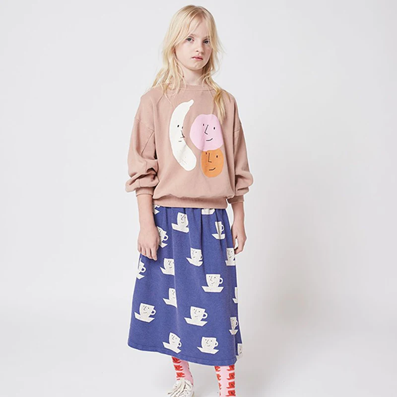 Bobo 2022 Kids Clothing Boys Sweaters Autumn Winter Clothes for Girls Babi Sweater Kids Sweatshirts Long Sleeve O-neck Cute Tops