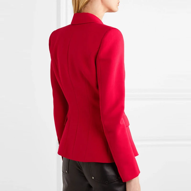 

Newest Women Autumn and Winter Solid Color Button Fashion Small Suit Jackets Casual Blazer