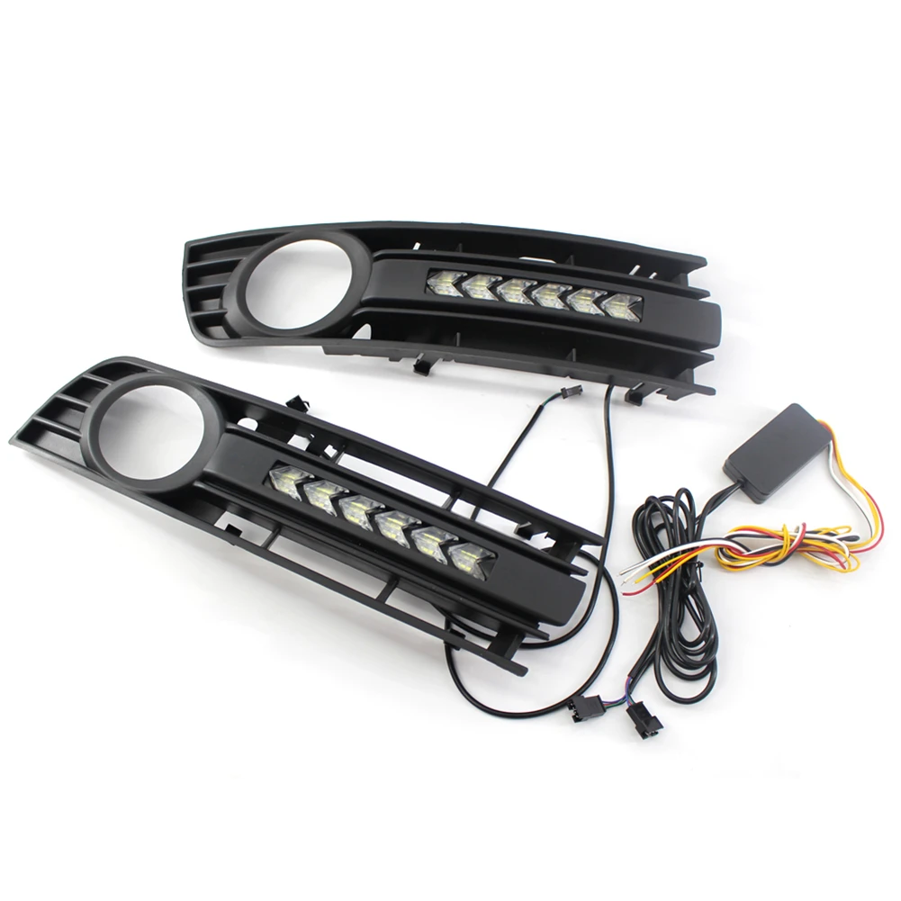 Высокое качество 2 шт. противотуманный светильник гриль передний бампер для Audi A4