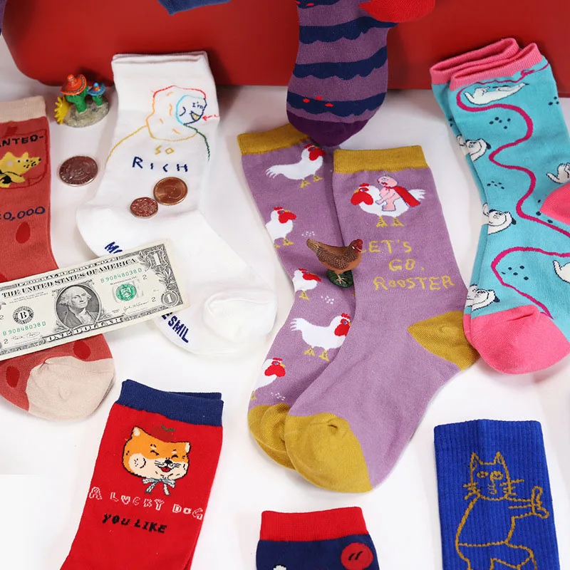 Япония Творческий животных Счастливый мультфильм картина маслом забавные