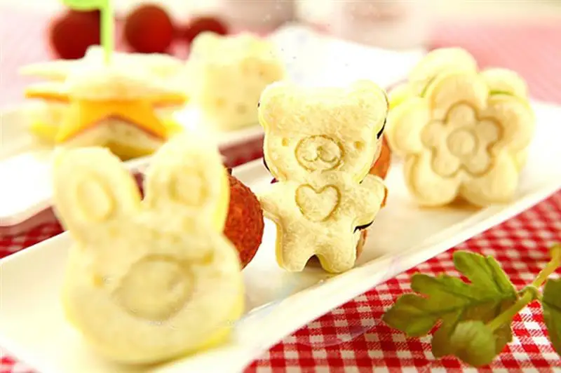 3 шт. Симпатичные сэндвич резаки мини резак для печенья набор форм детей