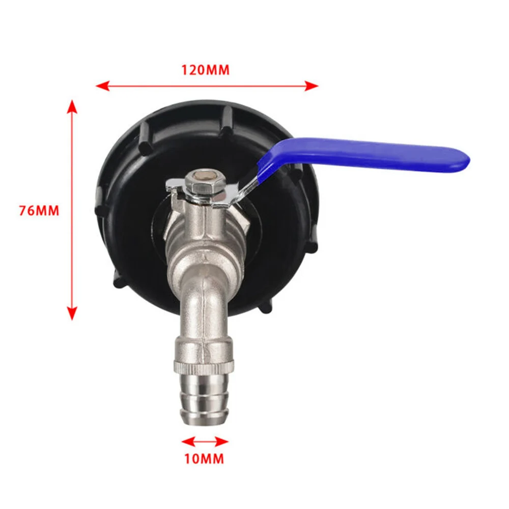 

IBC Adapter With Drain Valve Ball Valve Rainwater For 1000 Liter Container Tank Durable And Practical To Use