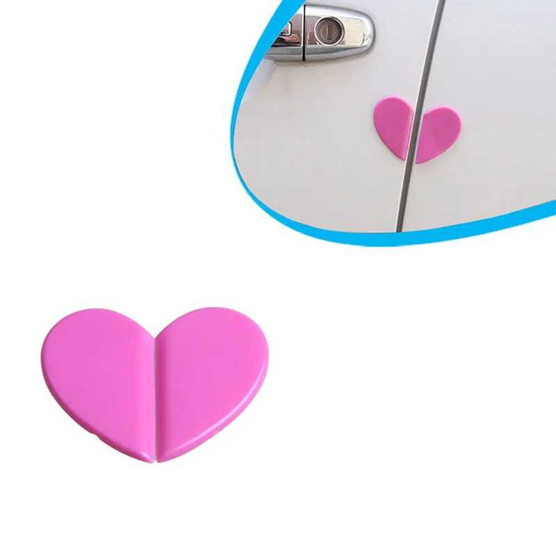 Universal PVC 1 Set Anti-Collision Rub Strip Car heart-shaped Door Edge anti-collision Glue For All | Автомобили и мотоциклы