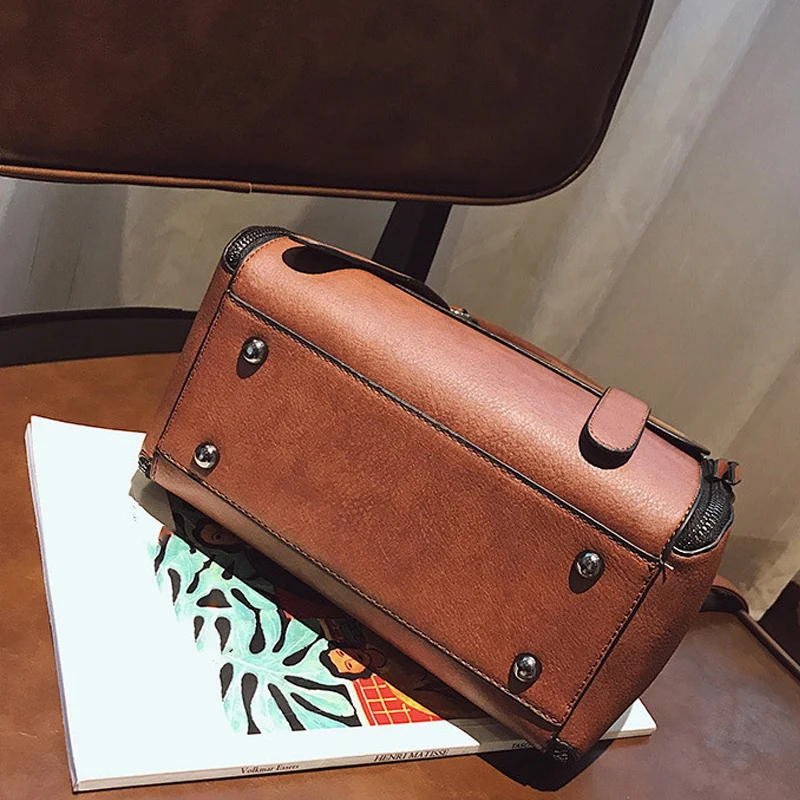 

Retro New Women's PU Bag Female Handbag Matte Female Bag Ladies Casual Shoulder Bag