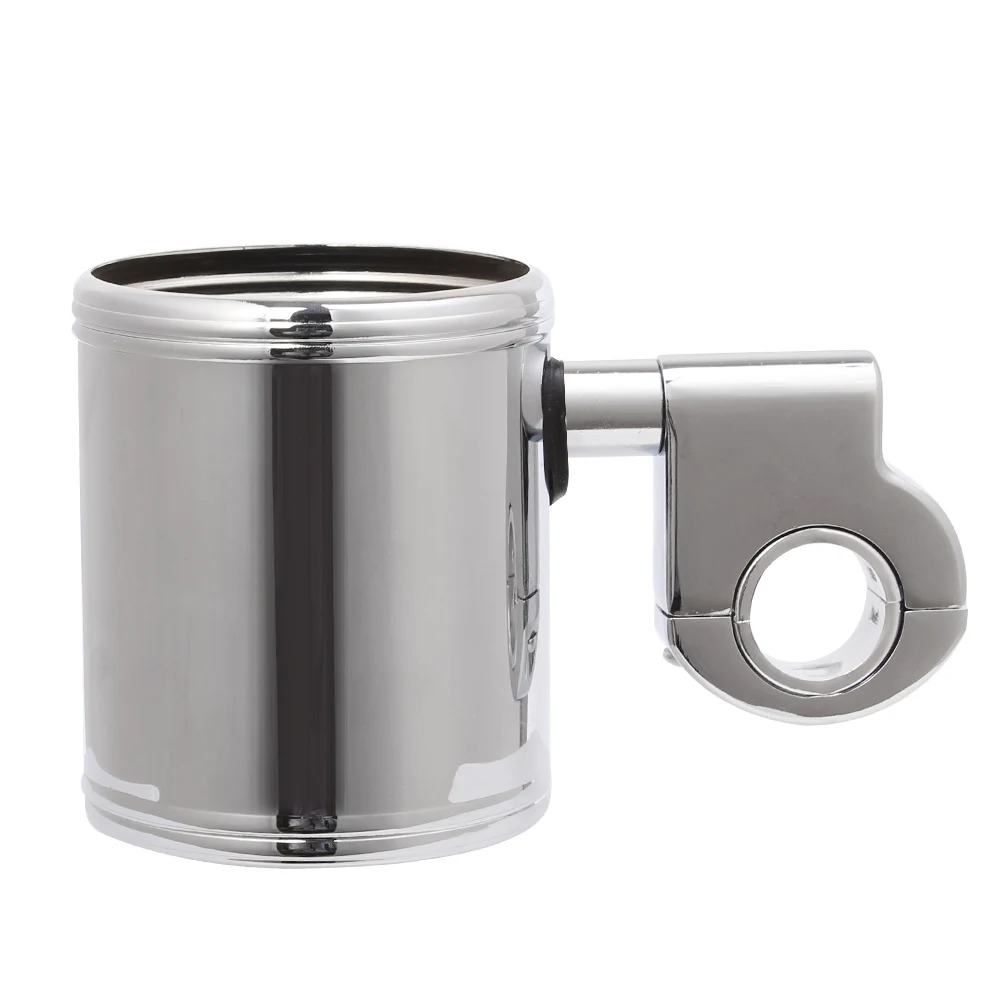 Мотоциклетный Универсальный хромированный Регулируемый подстаканник для Harley