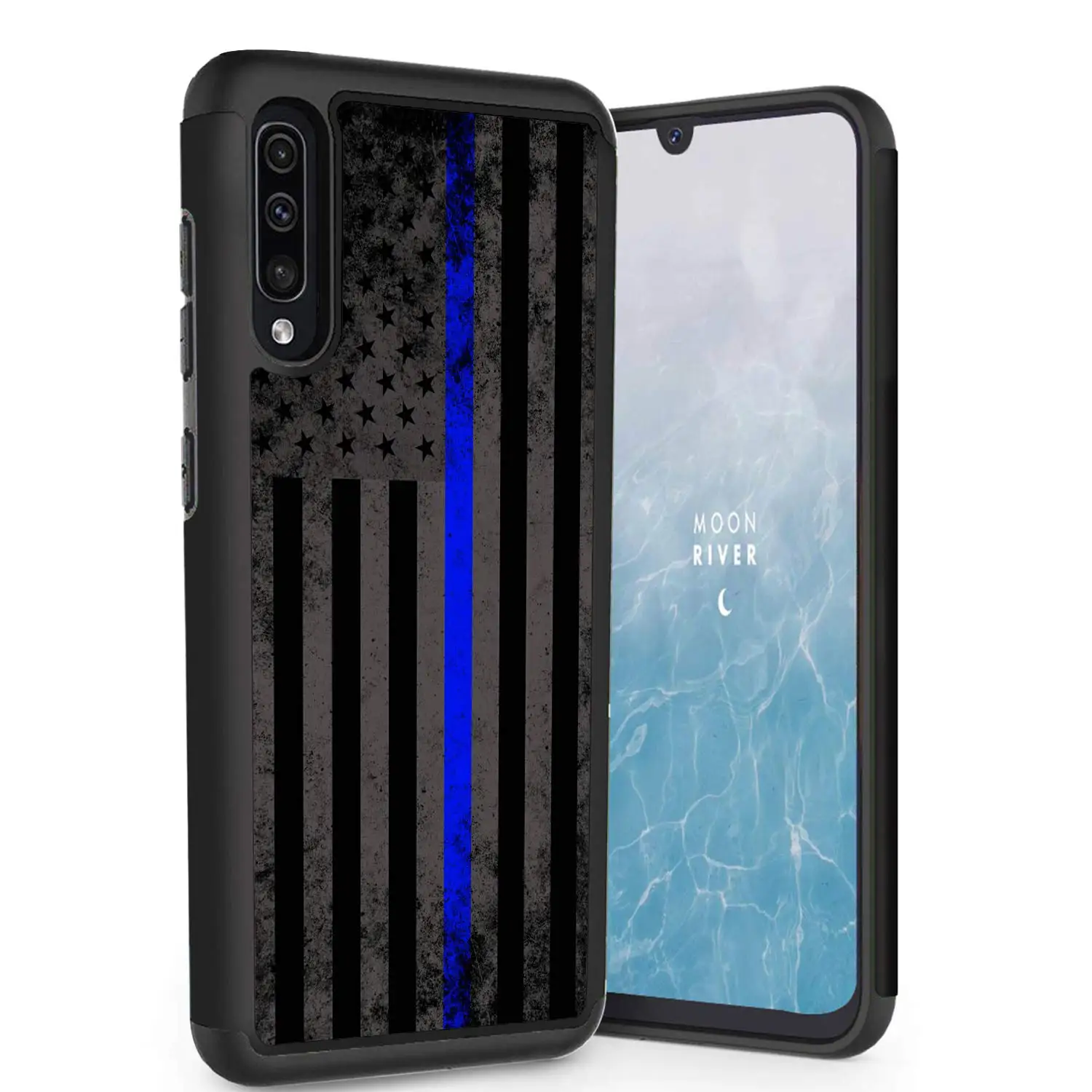Чехол для Sumsang Galaxy A50 2019 двухслойный Защитный Гибридный жесткий защитный чехол из