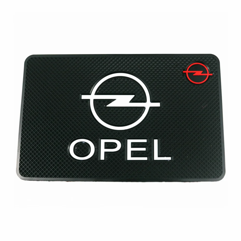 Автомобильный нескользящий коврик с логотипом для телефона Opel Astra j Insignia g Corsa Zafira b
