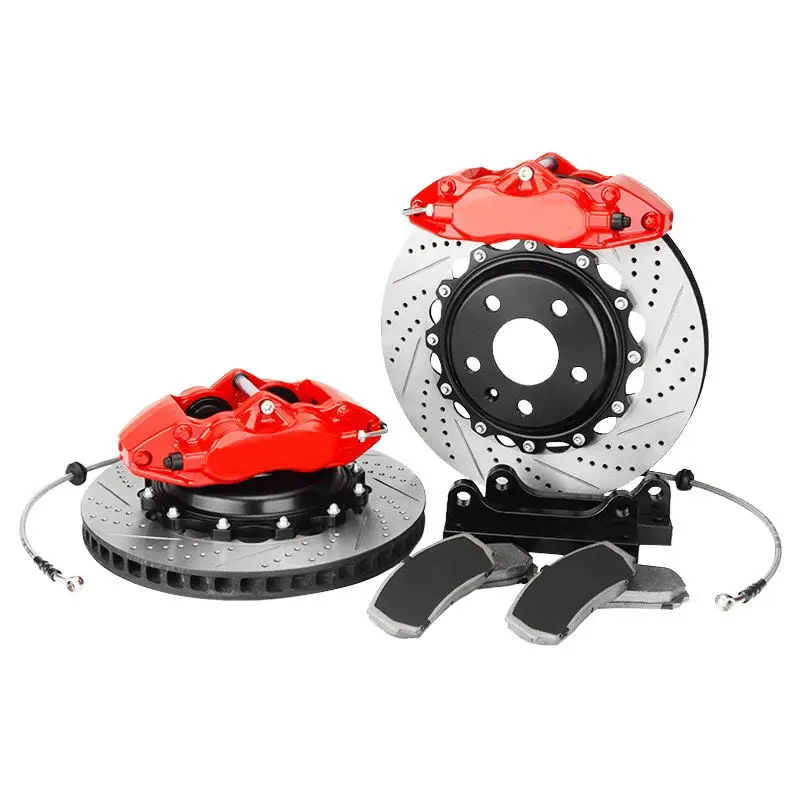

Jekit RACING Car Brake Kit 4 POT Calipers 355*28mm ARC Line Disc For Accord-8th Front Rim 18 inch