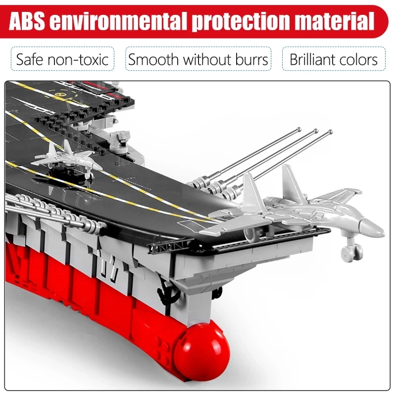 

3010PCS Bricks Toys Warship Cruiser Building Blocks Military City Police LED Lights Aircraft Carriers Bricks Birthday Present