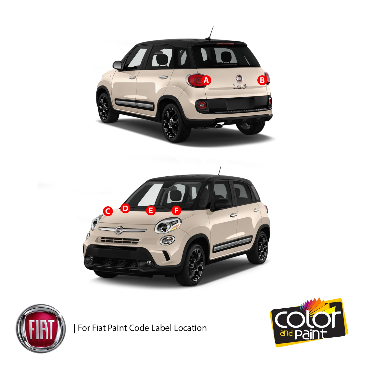 Цвет и краска для Fiat автомобильная ремонта царапин эспрессо жемчуг MET-KTM точная