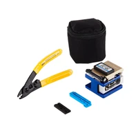 ftth fiber optic splice tool kit fiber cutter optical fiber cleaver cutter tool kit fc 6s high precision bag cfs 2