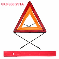 8k0860251a for audi a3 a4 a5 a6 q3 q5 vehicle warning triangle parking reflective tripod danger warning sign