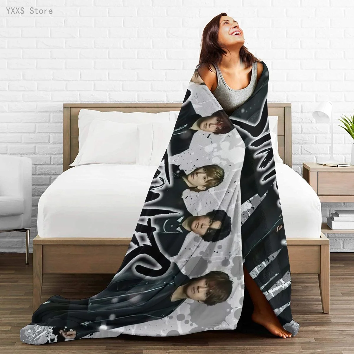 

Anime 3D printed Ultra-Soft Micro Fleece Blanket flannel throw Sherpa bedspread bedding sofa picnic fur soft blanket 300336196