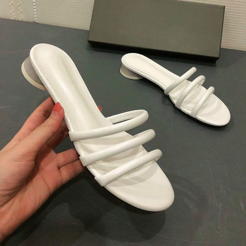 

Women's Slippers Sexy Thin Strap Summer Shoes Woman Outside Comfort Slp-on Ladies Flip Flops Solid Big Size Leisure Slides