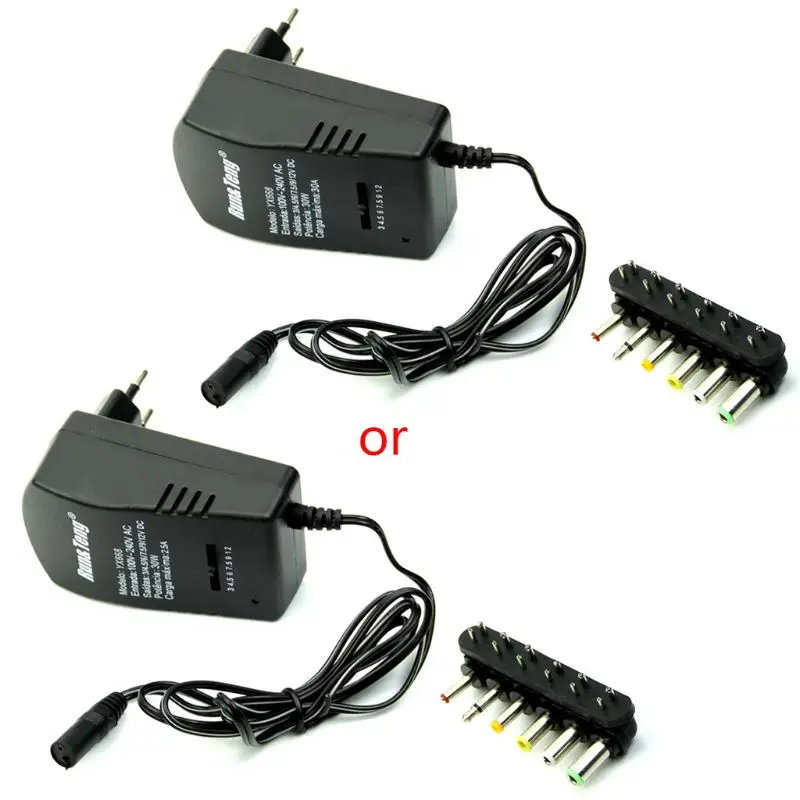 OOTDTY универсальный ЕС AC/DC адаптер штепсельная вилка источник питания 3V 4 5 V 5V 6V 7 12V DC