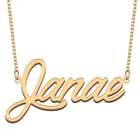 necklace with name janae for his her family member best friend birthday gifts on christmas mother day valentines day