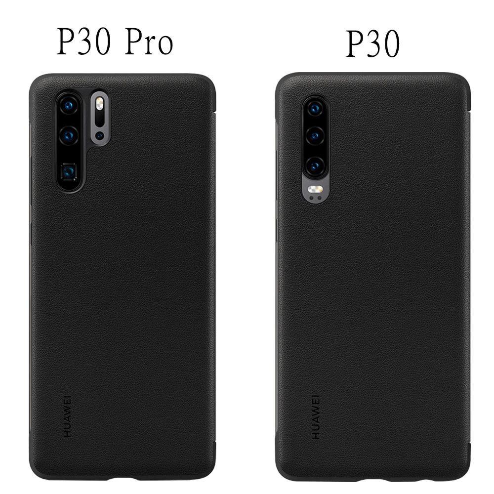 original official huawei p30 pro case smart view window leather protection flip case huawei p30 pro cover huawei p30 case funda free global shipping