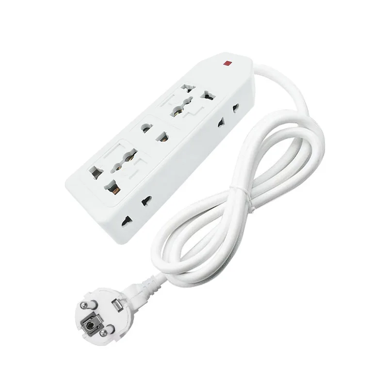 

Plug Extension Lead Socket 7AC Output Multi-purpose Socket Power Strip For Home Appliance Plug Conversion Charging