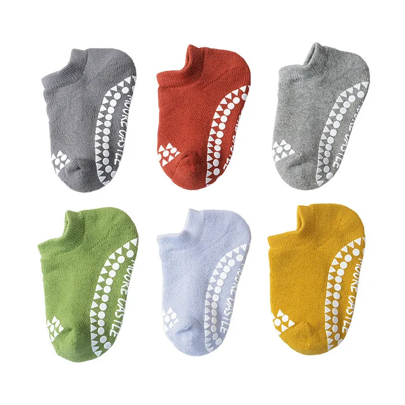 

Lawadka 3 пар/компл. От 0 до 4 лет новые зимние толстые носки для новорожденных Однотонная повседневная обувь для малышей Нескользящие короткие д...