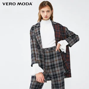 Vero Moda осенне-зимний цветной блейзер в клетку с отложным воротником  319108516