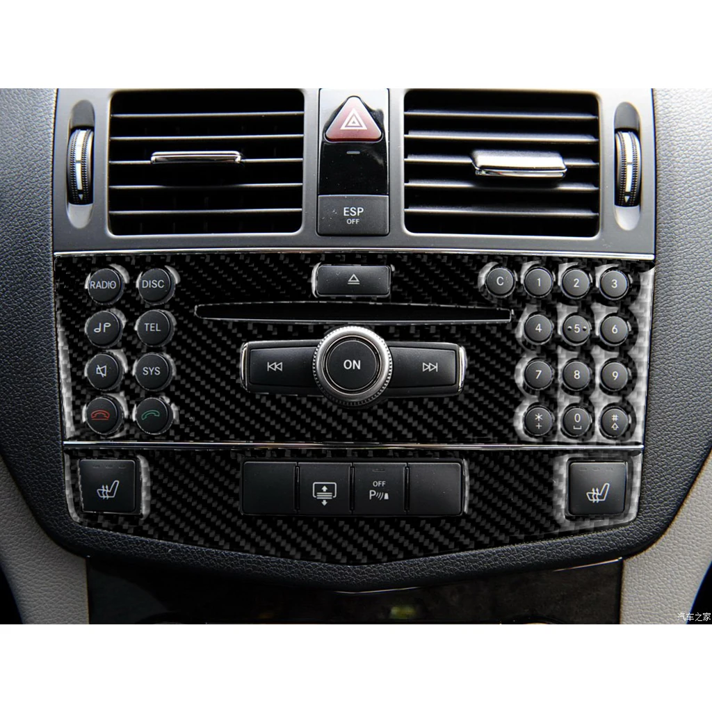 Аксессуары для Mercedes Benz W204 C Класс 2007-2010 наклейка на панель управления