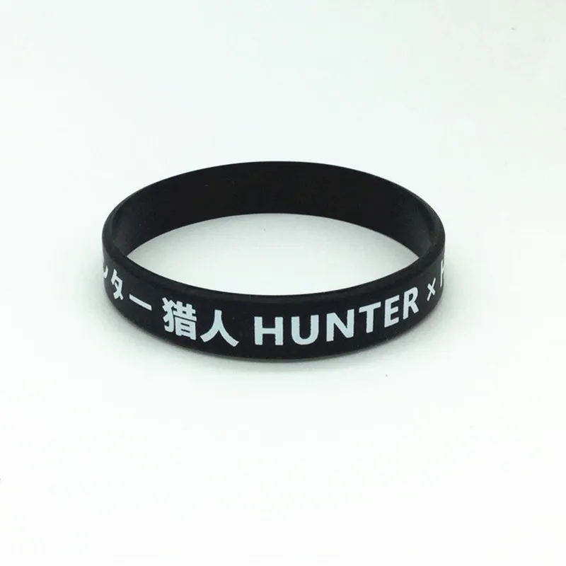 Спортивный мужской браслет Hunter X из резины и силикона с мультяшными персонажами -