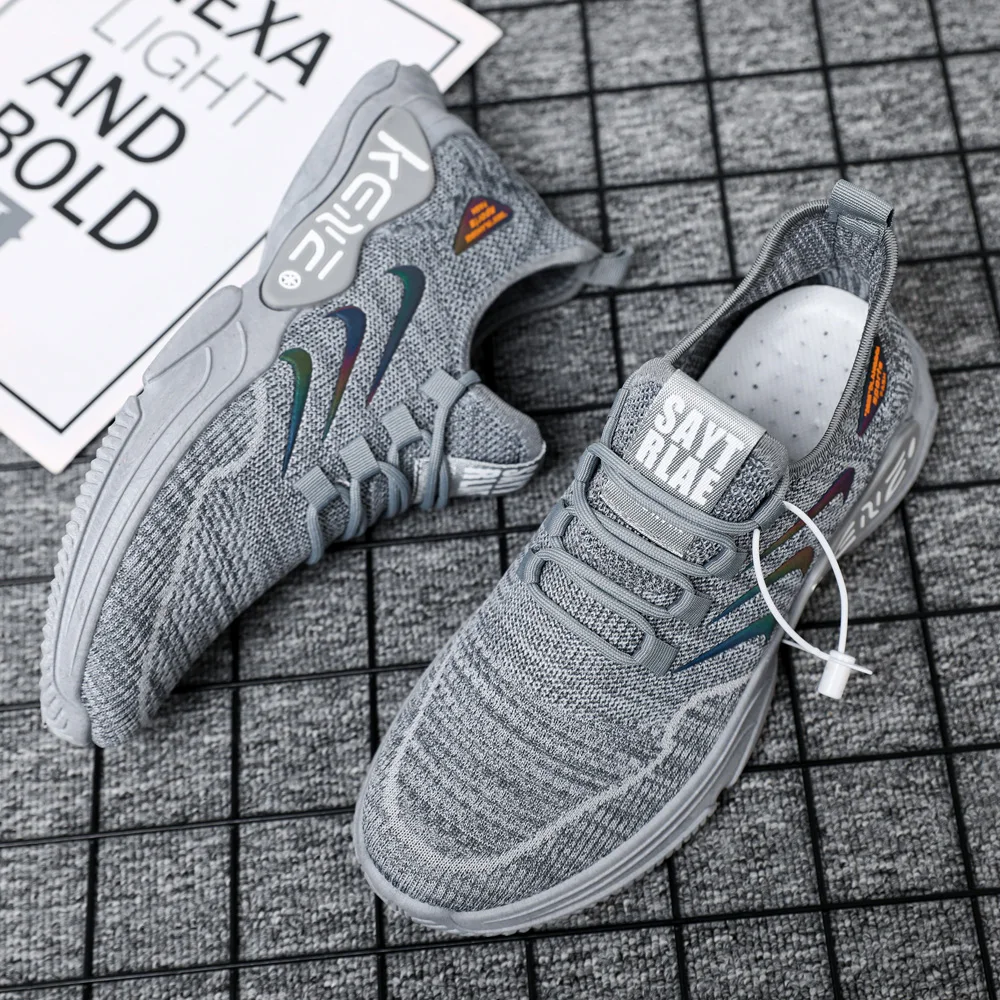 

Light Mesh Men Shoes Comfortable Casual Men's Sneaker Breathable Non-slip Outdoor Walking Shoes