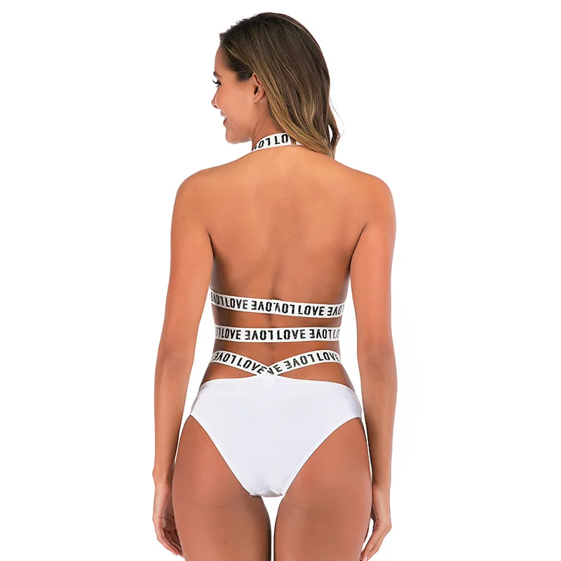 

2021 Swimsuit Sexy Printed Strap Split Bikini Hot Swimsuit Women's Fashion Nifty Girl